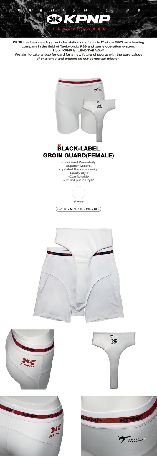 BLACK LABEL GROIN GUARD for female
