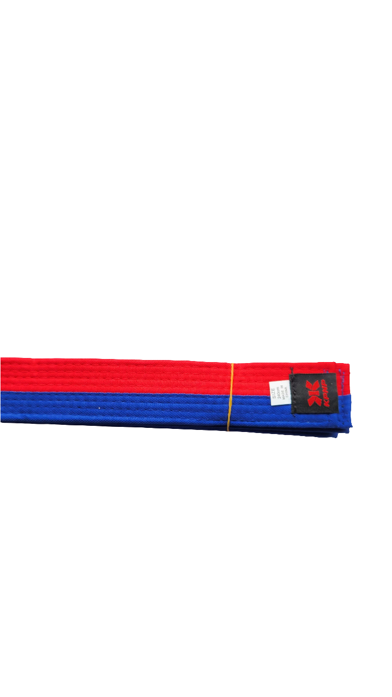 Farbgürtel Blau & Rot