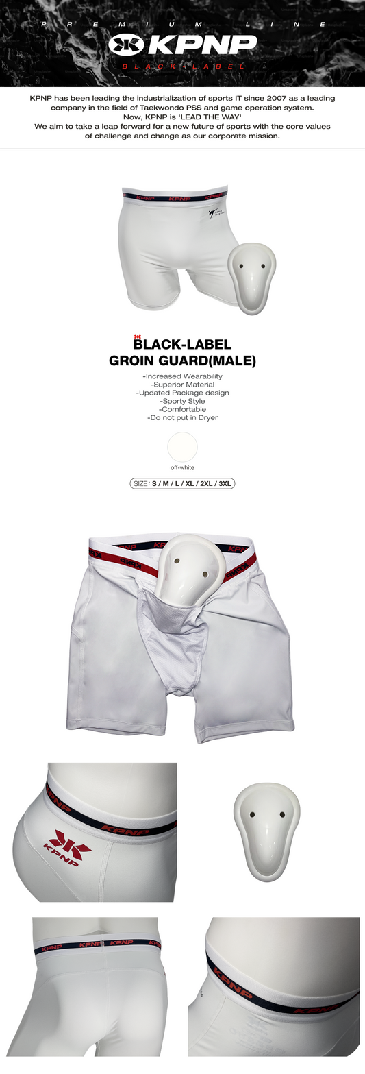 BLACK LABEL GROIN GUARD for male
